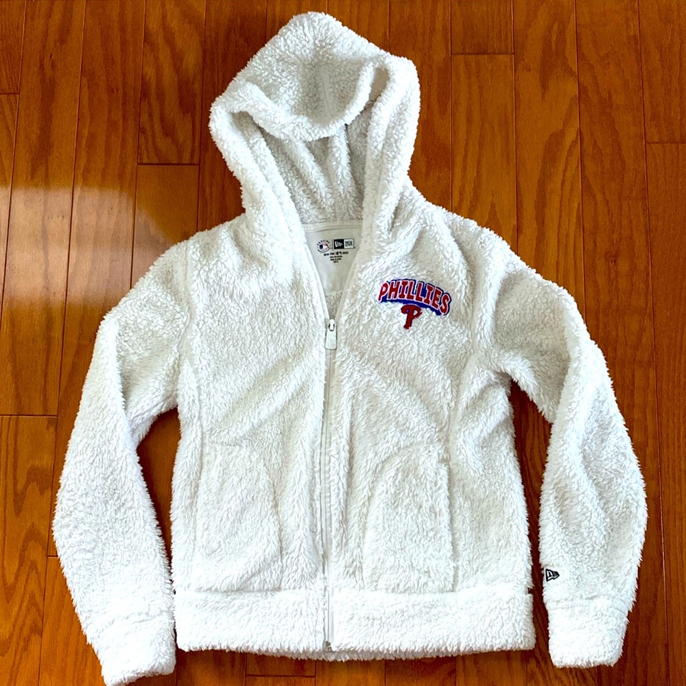 Girls New Era Philadelphia Phillies Fleece Zip up Hoodie